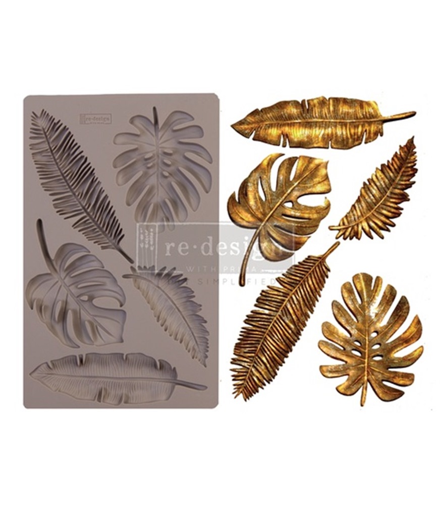[655350645588] Redesign Décor Moulds® - Monstera - 1 pc, 12,7 cm x 20,32 cm, 8 mm thickness