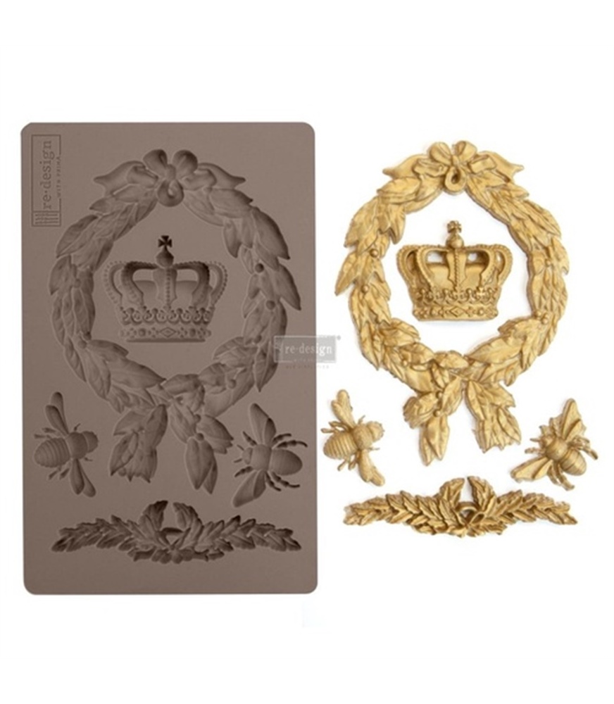 [655350636401] Redesign Décor Moulds® - Royalty - 1 pc, 12,7 cm x 20,32 cm, 8 mm thickness