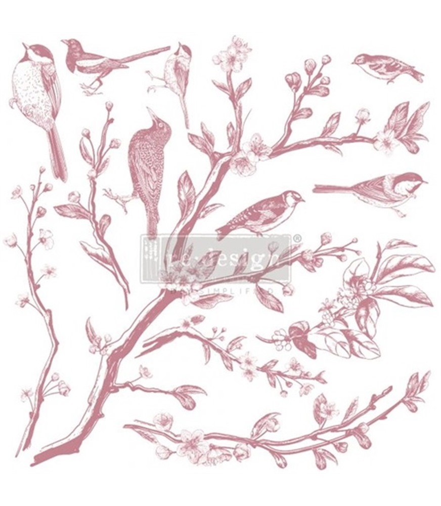 [655350649258] Redesign Decor Clear-Cling Stamps - Springtime - 30,48 cm x 30,48 cm