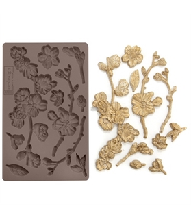[655350643126] Redesign Décor Moulds®- Cherry Blossoms 5_x 8_ 8 mm thickness