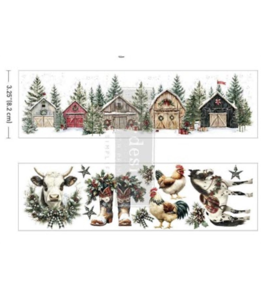 [655350684235] Luxe Transfers® - Christmas On The Farm