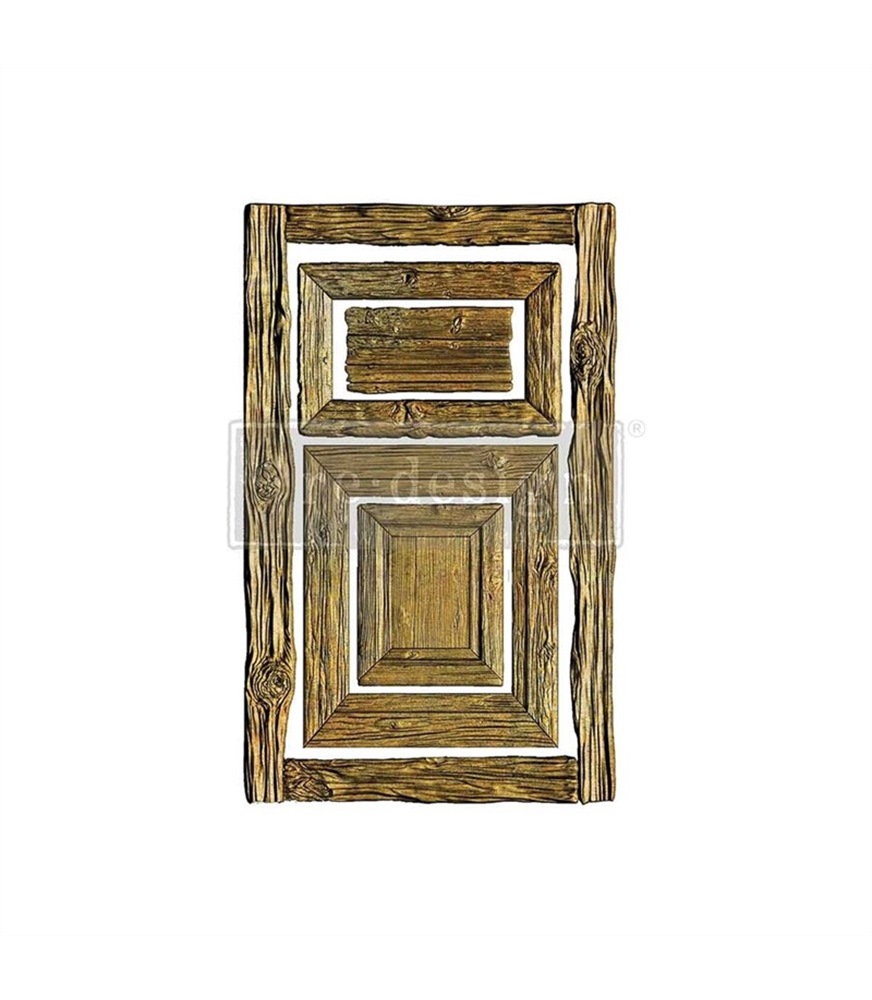 [655350685928] Redesign Decor Moulds® - Vintage Timber Christmas - 1 pc, 12.7 x 20.3 x 0.8 cm