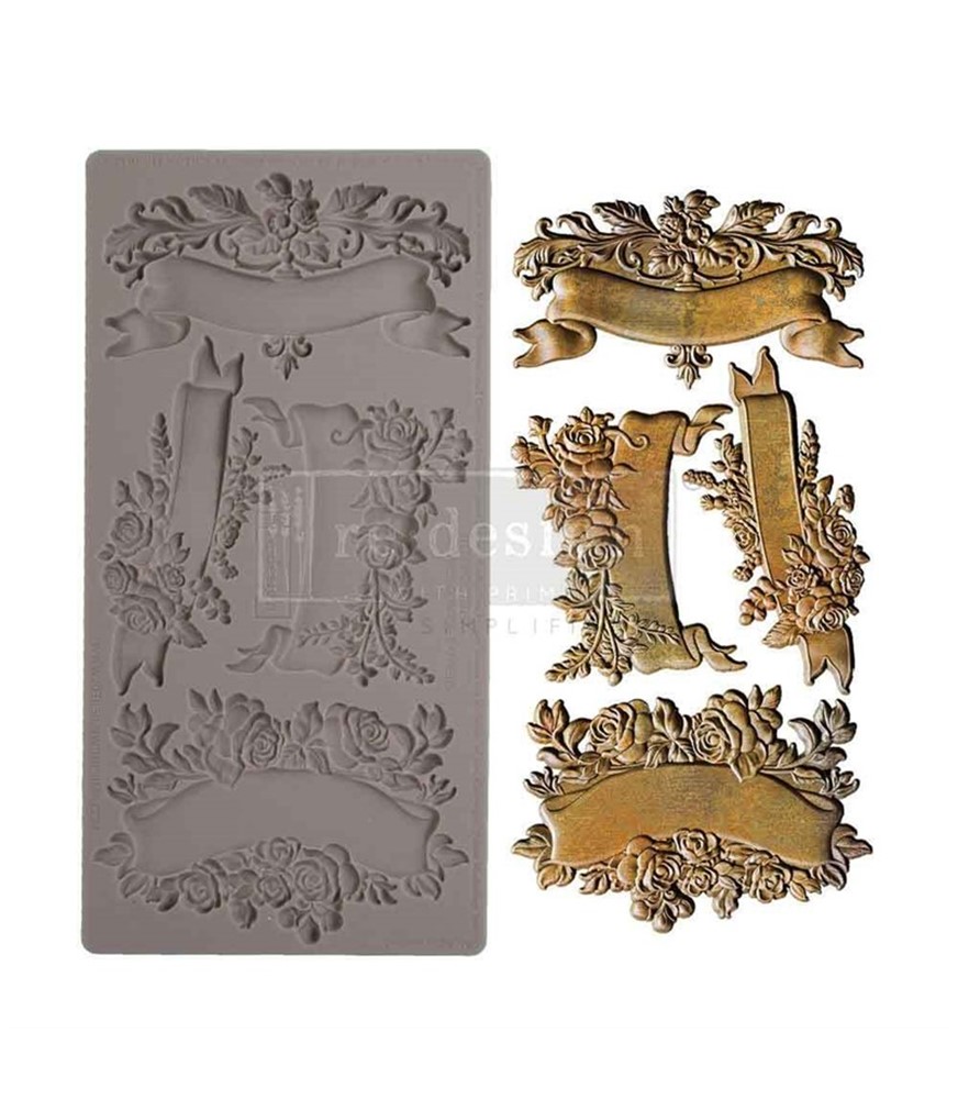 [655350676087] Decor Moulds® - Blooming Banners