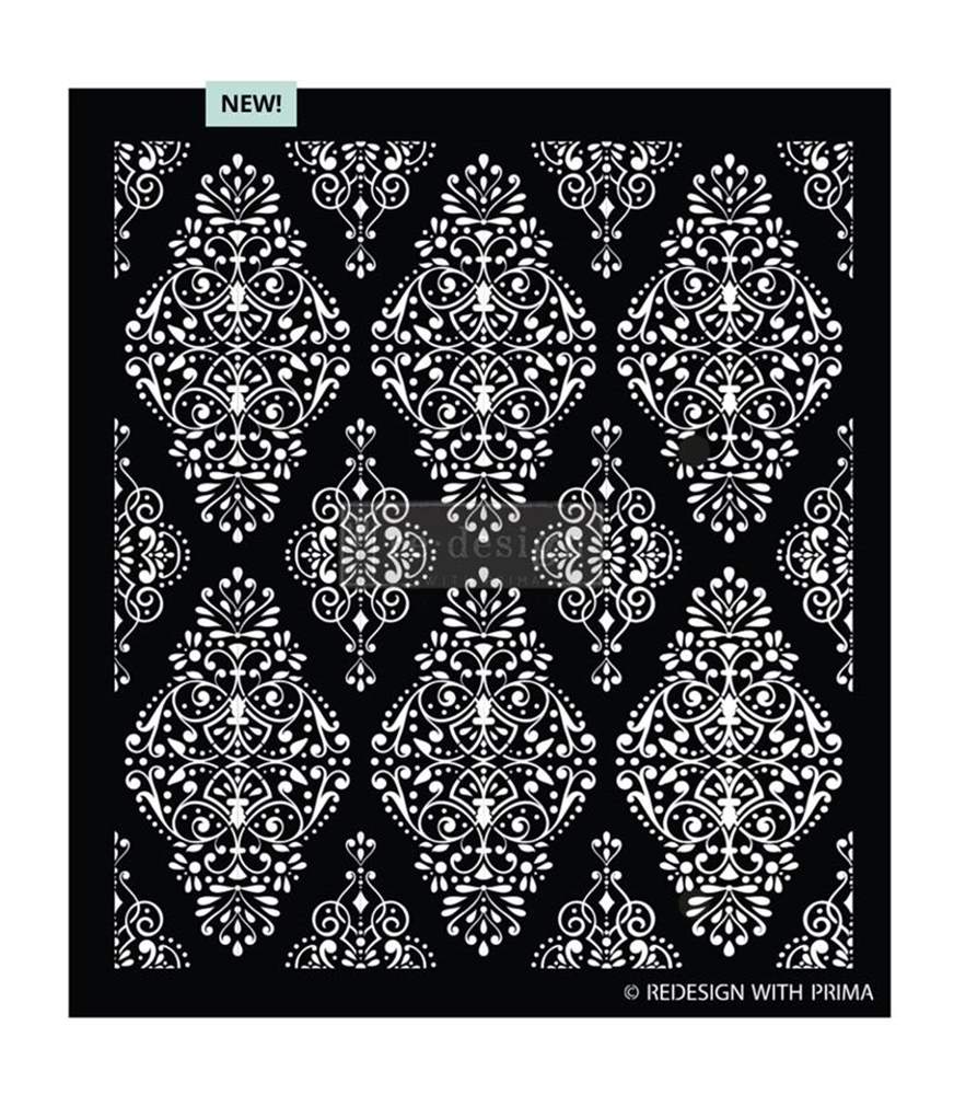 Redesign Stencil - Diamond Flourish 17