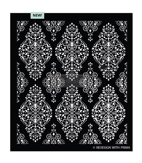 Redesign Stencil - Diamond Flourish 17