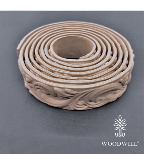 [804126] Wood Carved Flexible Trimm_ 215cm