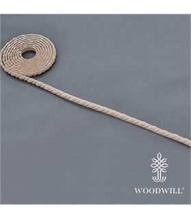 [804046] Wood Carved Flexible Trimm_ 215cm