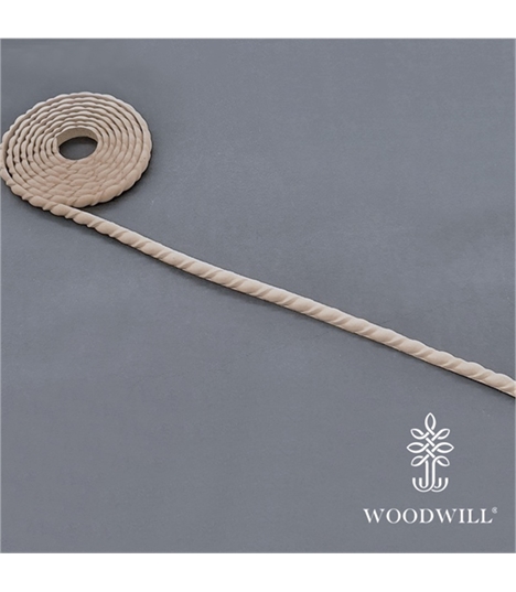 [804046] Wood Carved Flexible Trimm_ 215cm