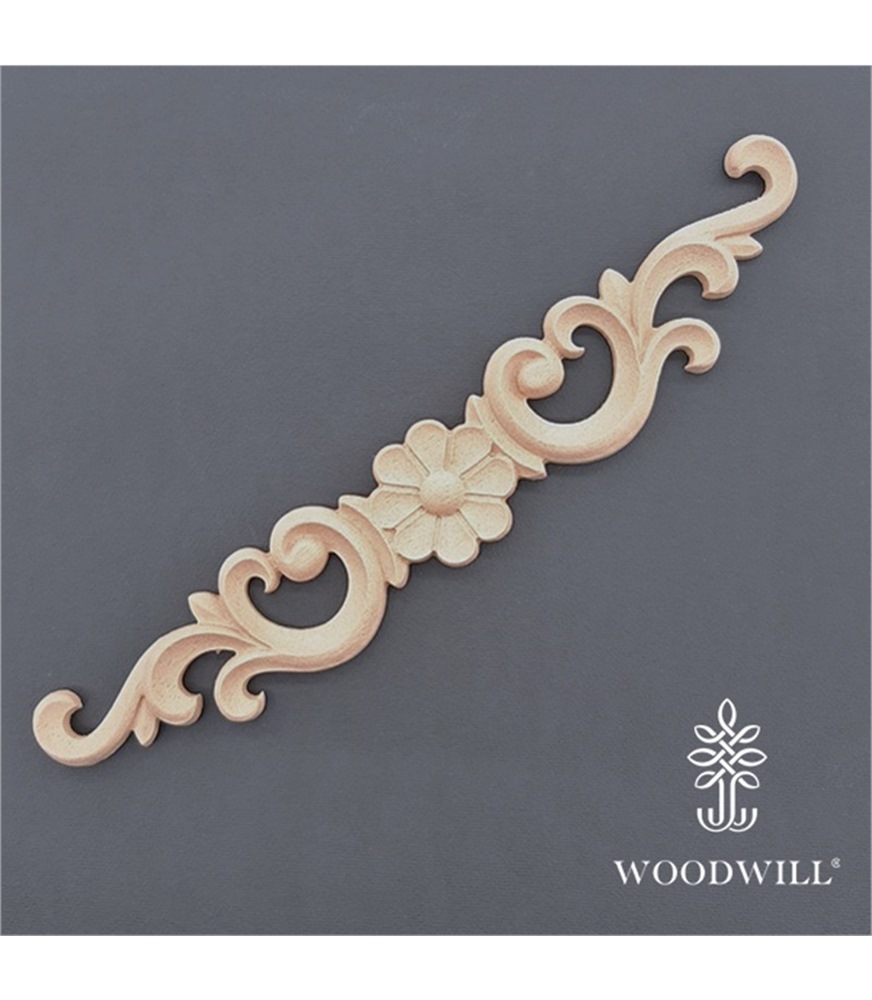 [802153] Wood Carving Decorative Center 24cm x3