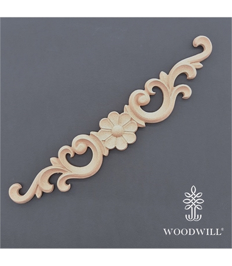 [802153] Wood Carving Decorative Center 24cm x3