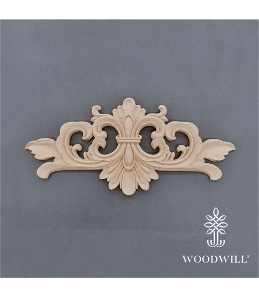 [802092] Wood Carving Decorative Center 15.7cmX7