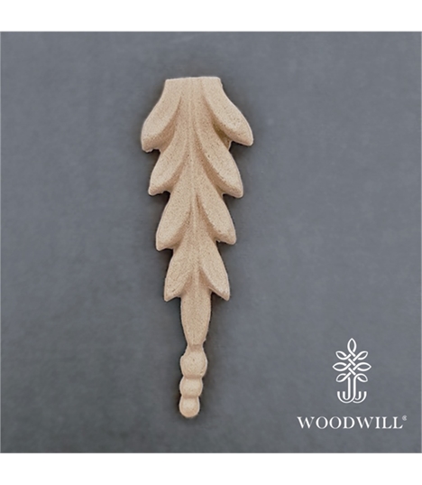 [801472] Wood Carved Decorative Column - Pillar 10 cm x 3 cm
