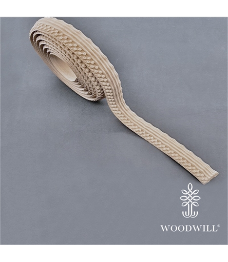 [8000055] Wood Carved Flexible trimm ~ 215cm. X 2