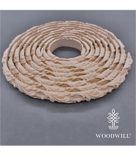 [8040501] Wood Carved Flexible Trimm~ 215cm. X 0