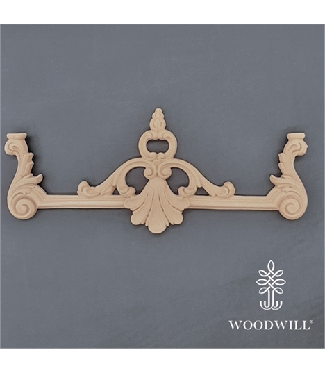 [801776] Wood Carving Decorative Center 28.8cm. X 13