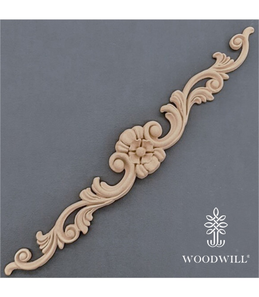 [801214] Wood Carving Decorative Center 31 cm x 4,5 cm