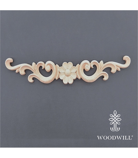 [802154] Wood Carving Decorative Center 19.2cm x 3