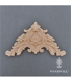 [801354] Wood Carving Decorative Center 17cm