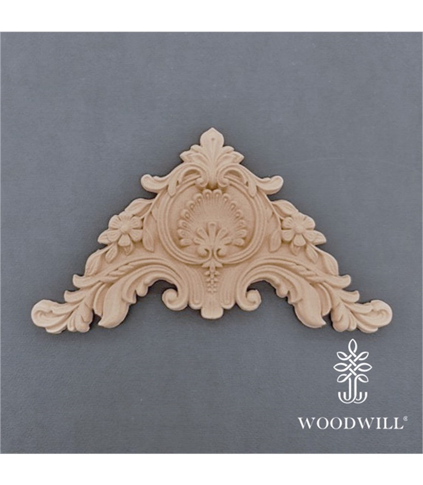 [801354] Wood Carving Decorative Center 17cm