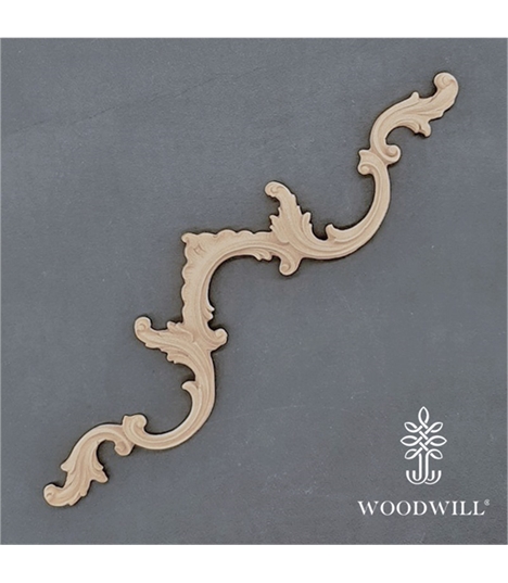 [801772] Wood Carving Decorative Center 36 cm x 3 cm