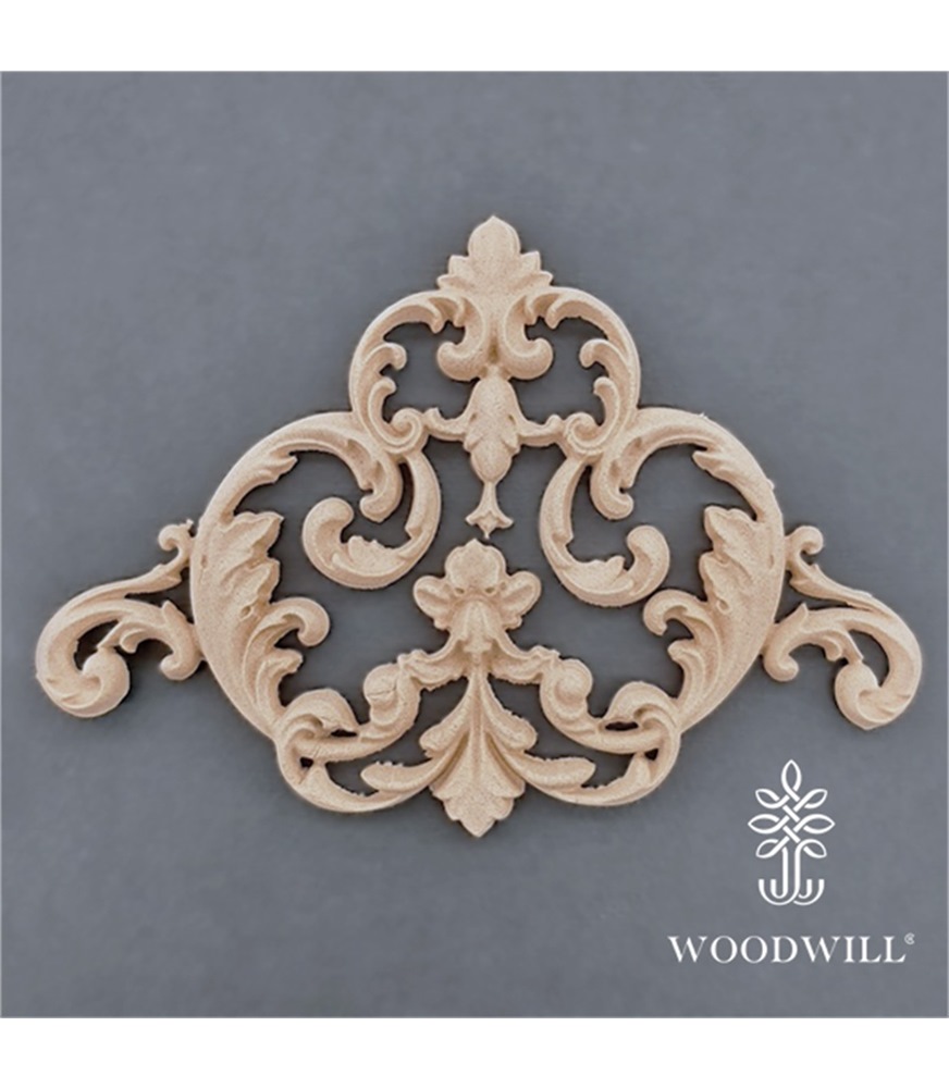 [801246] Wood Carving Decorative Center 11.5cm