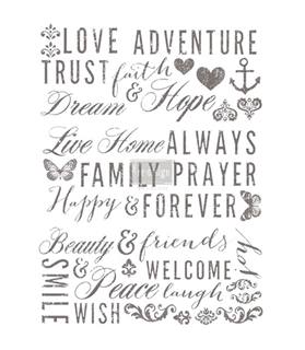 [655350637019] Redesign Décor Transfers® - Words to Live By